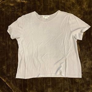 Judith Hart Woman 1X Silver Sparkle Knit Holiday Top in IMMACULATE CONDITION